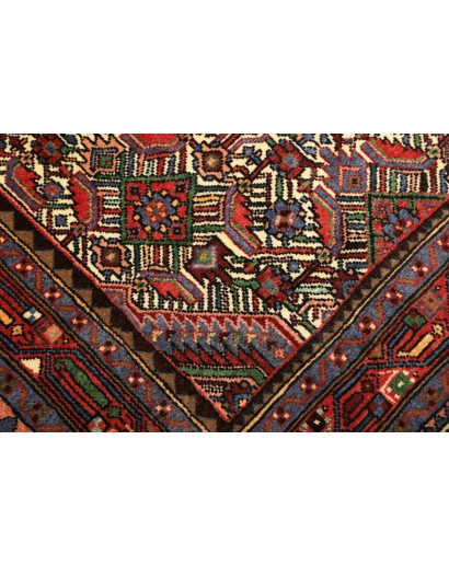 Tappeto Hamadan Persia grigio marrone 110x172