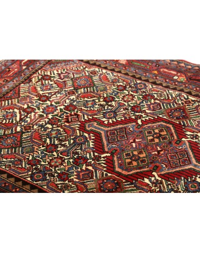 Tappeto Hamadan Persia grigio marrone 110x172