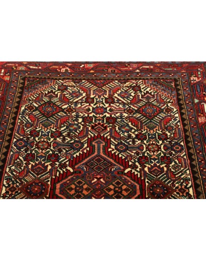 Tappeto Hamadan Persia grigio marrone 110x172