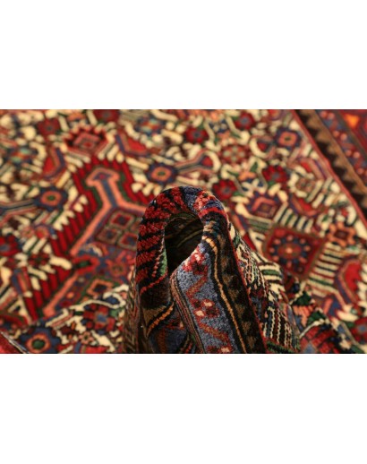 Tappeto Hamadan Persia grigio marrone 110x172