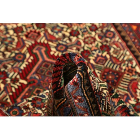 Tappeto Hamadan Persia grigio marrone 110x172