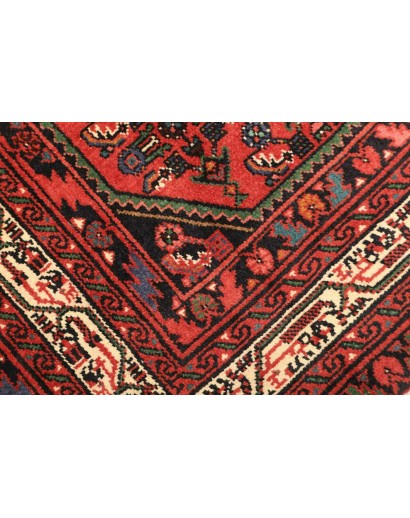 Tappeto Hamadan Persia marrone giallo 103x156