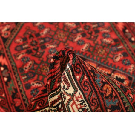 Tappeto Hamadan Persia marrone giallo 103x156