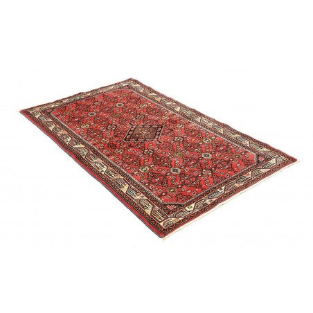Tappeto Hamadan Persia marrone grigio 101x160