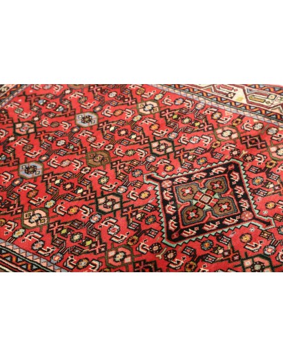 Tappeto Hamadan Persia marrone grigio 101x160