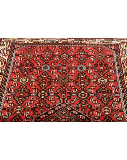Tappeto Hamadan Persia marrone grigio 101x160