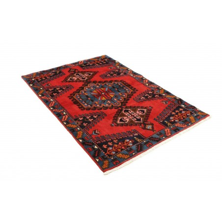 Tappeto Hamadan Persia grigio rosso 111x165