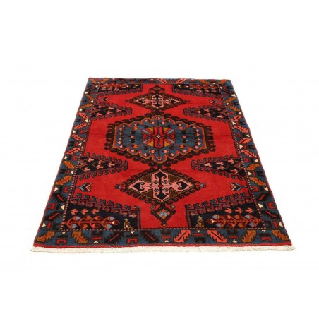 Tappeto Hamadan Persia grigio rosso 111x165