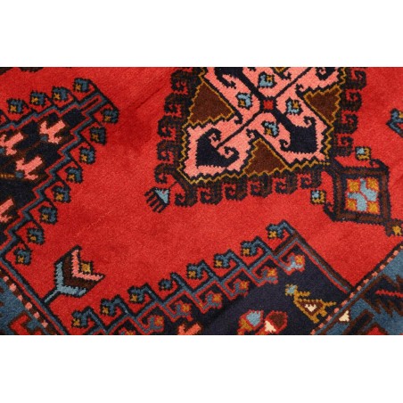 Tappeto Hamadan Persia grigio rosso 111x165
