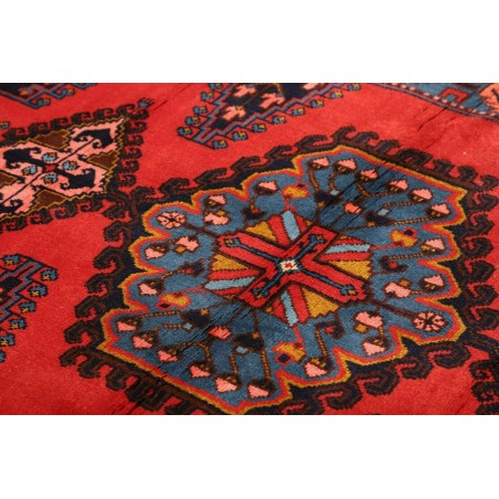 Tappeto Hamadan Persia grigio rosso 111x165