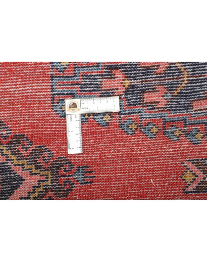 Tappeto Hamadan Persia grigio rosso 111x165