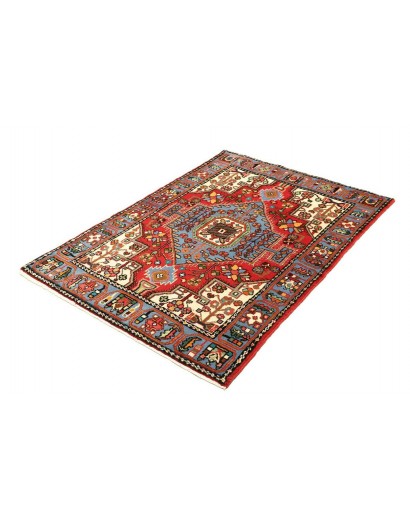 Tappeto Hamadan Persia marrone grigio 104x149