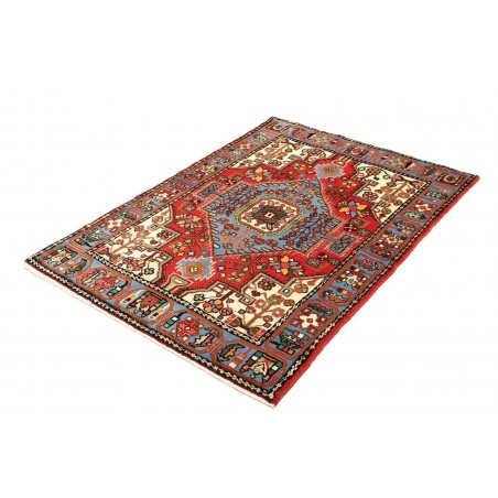 Tappeto Hamadan Persia marrone grigio 104x149