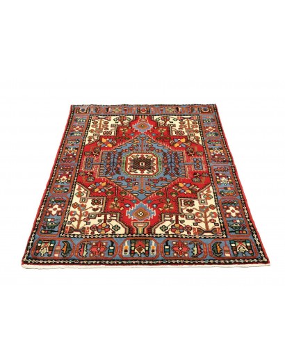 Tappeto Hamadan Persia marrone grigio 104x149