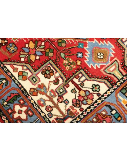 Tappeto Hamadan Persia marrone grigio 104x149