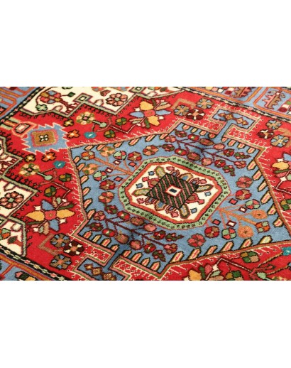 Tappeto Hamadan Persia marrone grigio 104x149