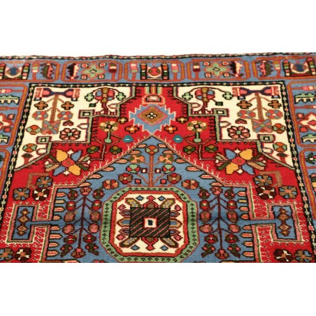 Tappeto Hamadan Persia marrone grigio 104x149