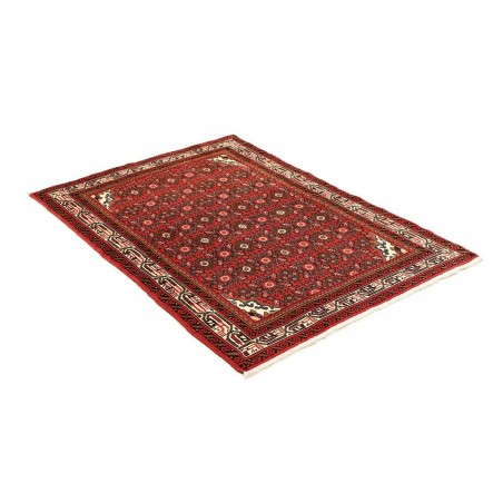 Tappeto Hamadan Persia marrone blu 102x145