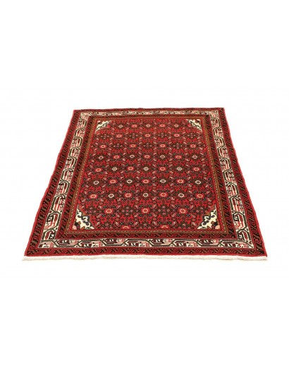 Tappeto Hamadan Persia marrone blu 102x145