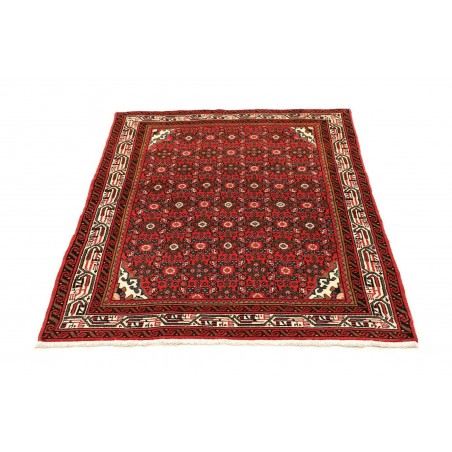 Tappeto Hamadan Persia marrone blu 102x145