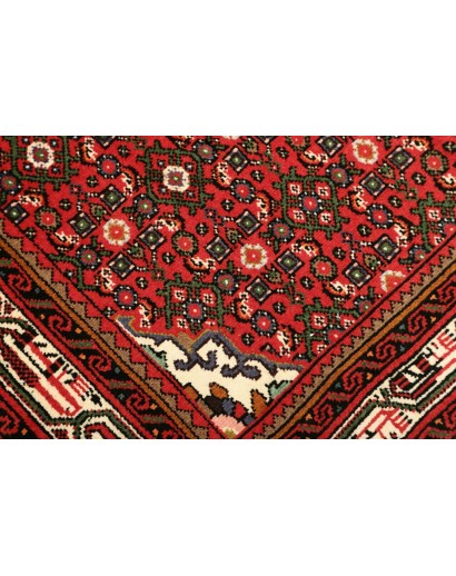 Tappeto Hamadan Persia marrone blu 102x145