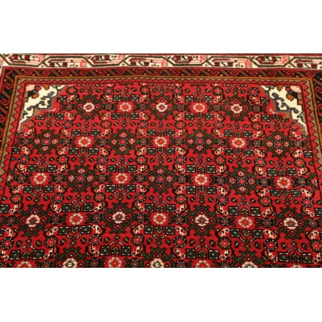 Tappeto Hamadan Persia marrone blu 102x145