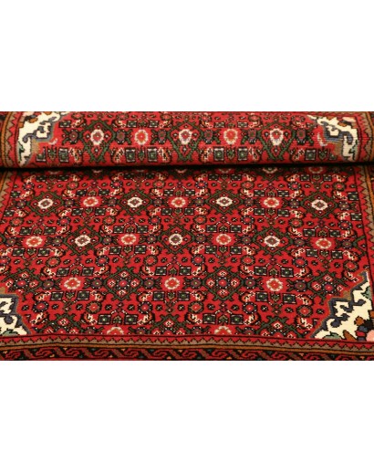 Tappeto Hamadan Persia marrone blu 102x145