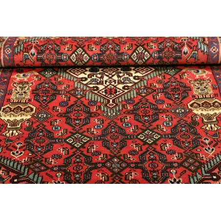 Tappeto Hamadan Persia marrone grigio 98x150