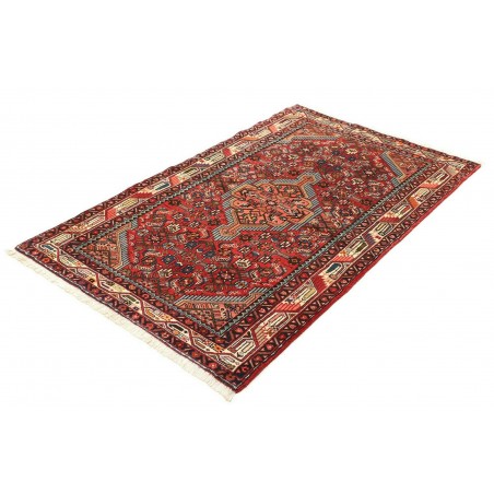Tappeto Hamadan Persia marrone giallo 98x160