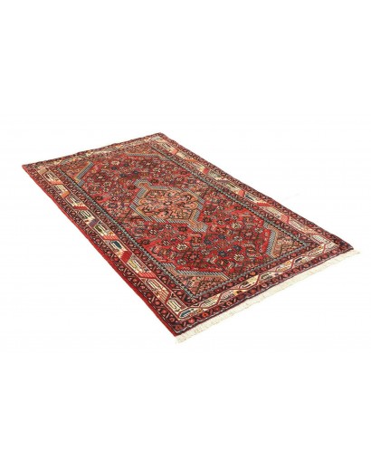 Tappeto Hamadan Persia marrone giallo 98x160