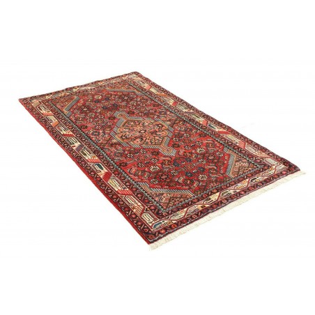 Tappeto Hamadan Persia marrone giallo 98x160