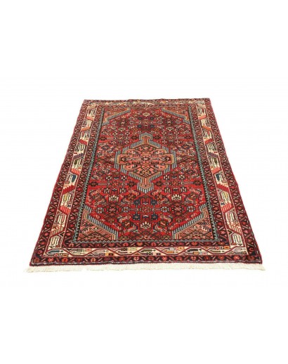 Tappeto Hamadan Persia marrone giallo 98x160