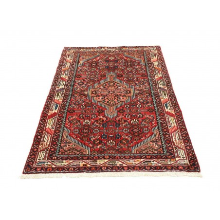 Tappeto Hamadan Persia marrone giallo 98x160