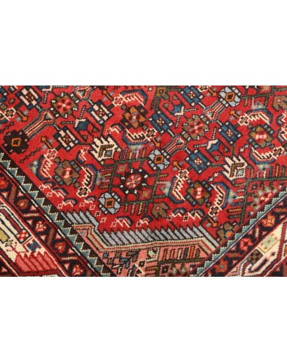 Tappeto Hamadan Persia marrone giallo 98x160
