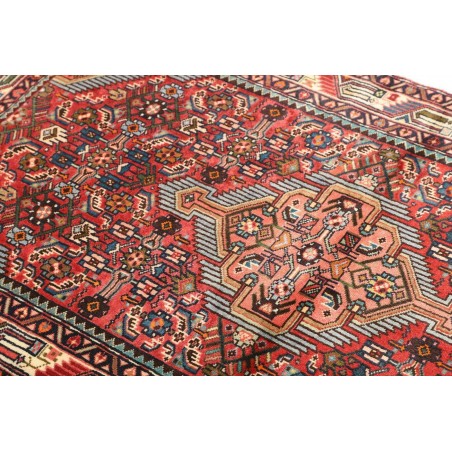 Tappeto Hamadan Persia marrone giallo 98x160