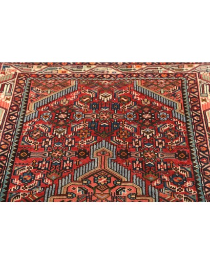 Tappeto Hamadan Persia marrone giallo 98x160