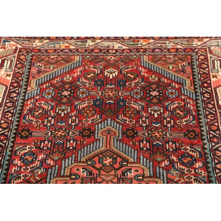 Tappeto Hamadan Persia marrone giallo 98x160