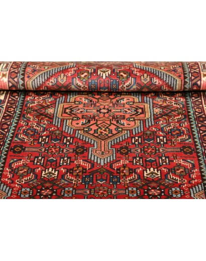 Tappeto Hamadan Persia marrone giallo 98x160