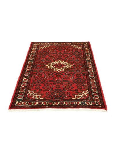 Tappeto Hamadan Persia marrone blu 101x162