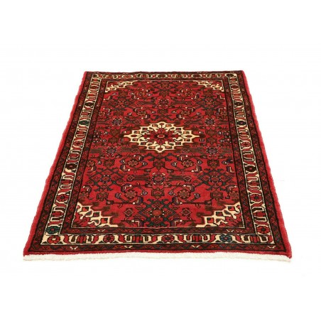 Tappeto Hamadan Persia marrone blu 101x162
