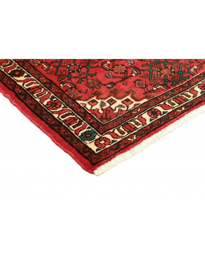 Tappeto Hamadan Persia marrone blu 101x162