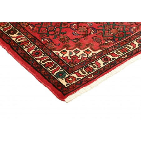 Tappeto Hamadan Persia marrone blu 101x162