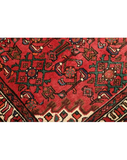 Tappeto Hamadan Persia marrone blu 101x162