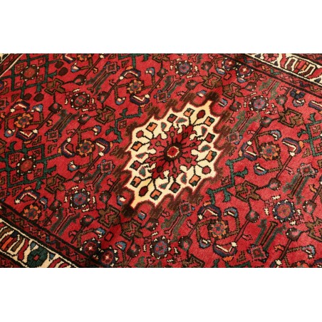 Tappeto Hamadan Persia marrone blu 101x162