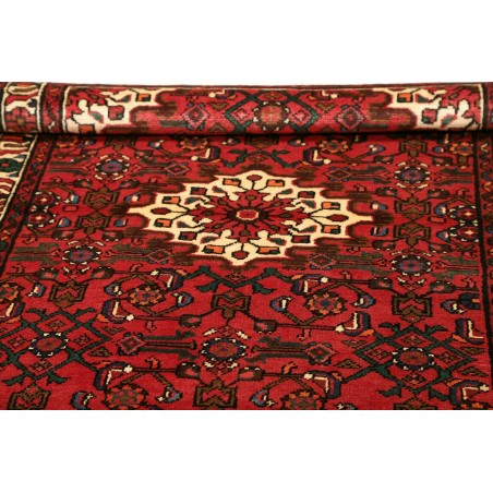 Tappeto Hamadan Persia marrone blu 101x162