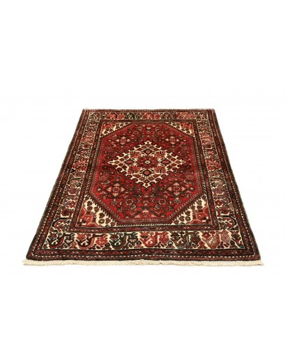 Tappeto Hamadan Persia verde giallo 106x154