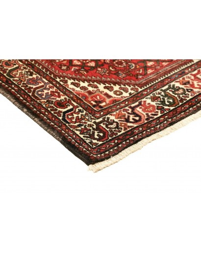 Tappeto Hamadan Persia verde giallo 106x154