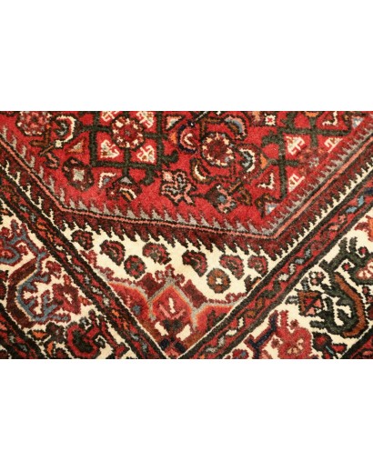 Tappeto Hamadan Persia verde giallo 106x154