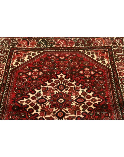 Tappeto Hamadan Persia verde giallo 106x154