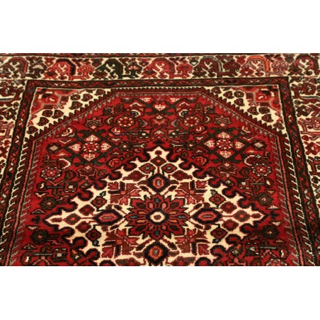 Tappeto Hamadan Persia verde giallo 106x154